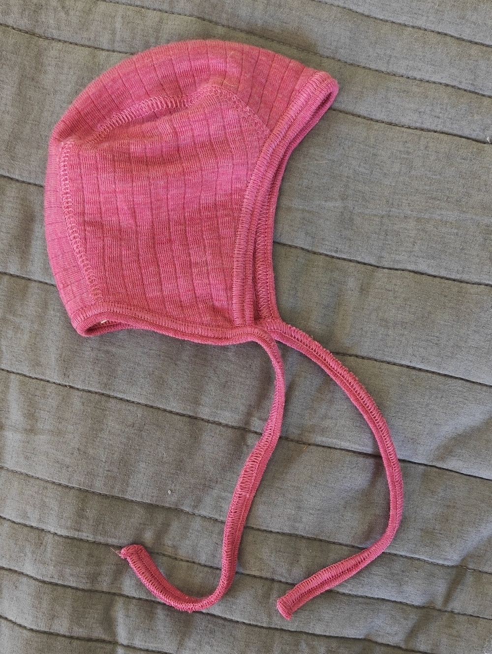 Merino Wool Baby Pilot Hat Size 37 Cm